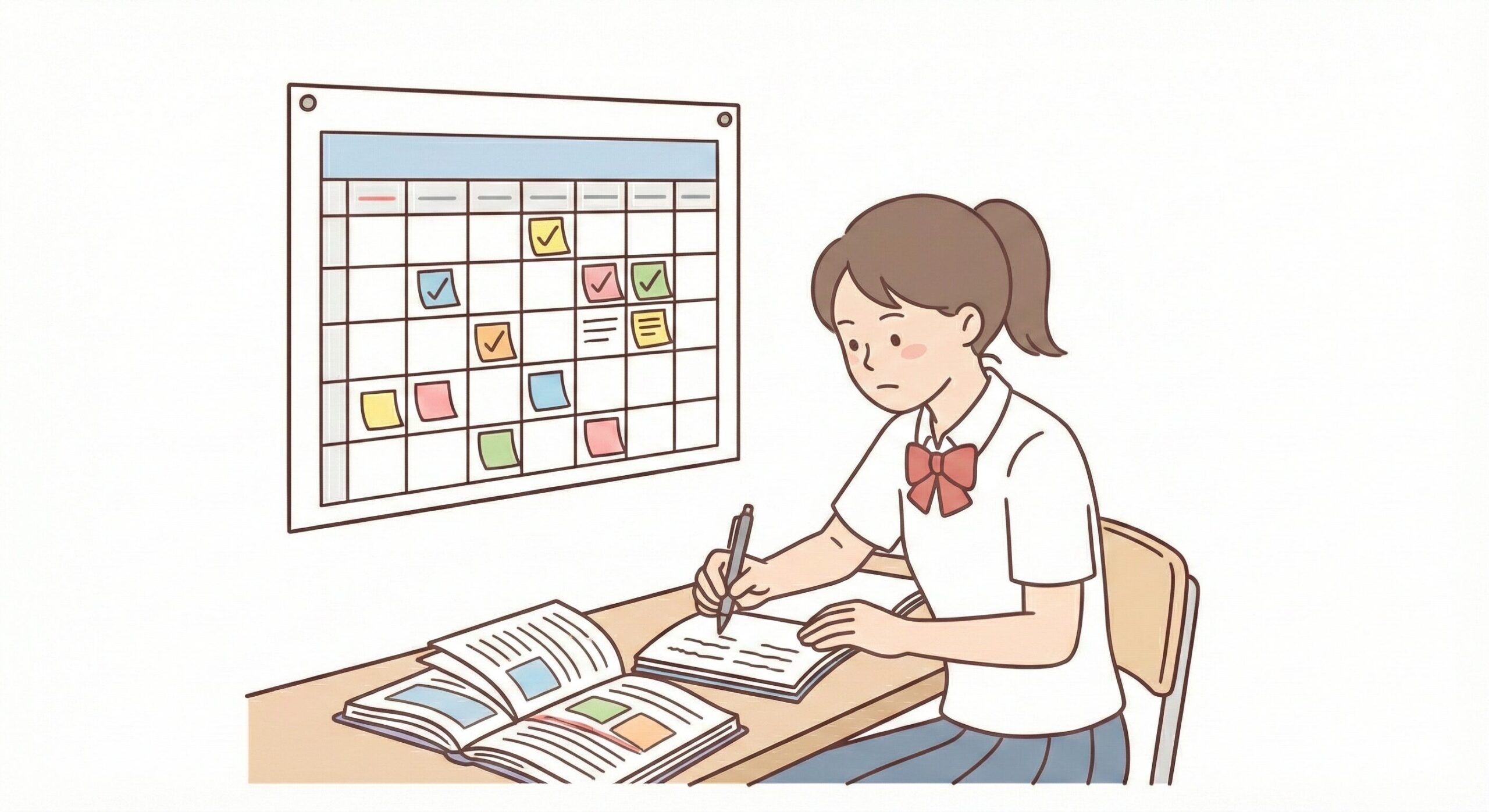 定期テスト2週間前からの勝てる勉強計画の立て方