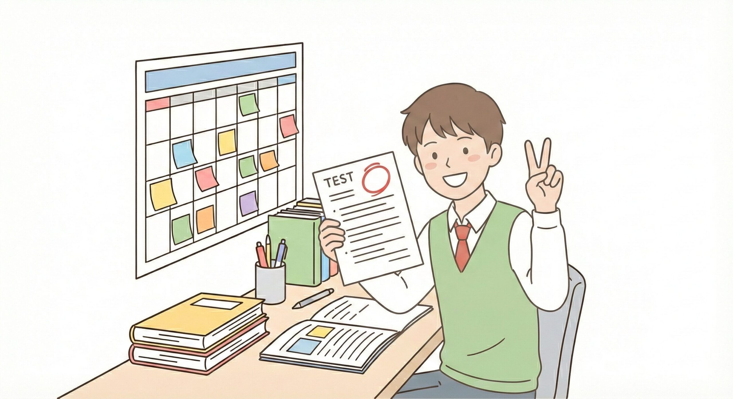 定期テスト2週間前からの勝てる勉強計画の立て方