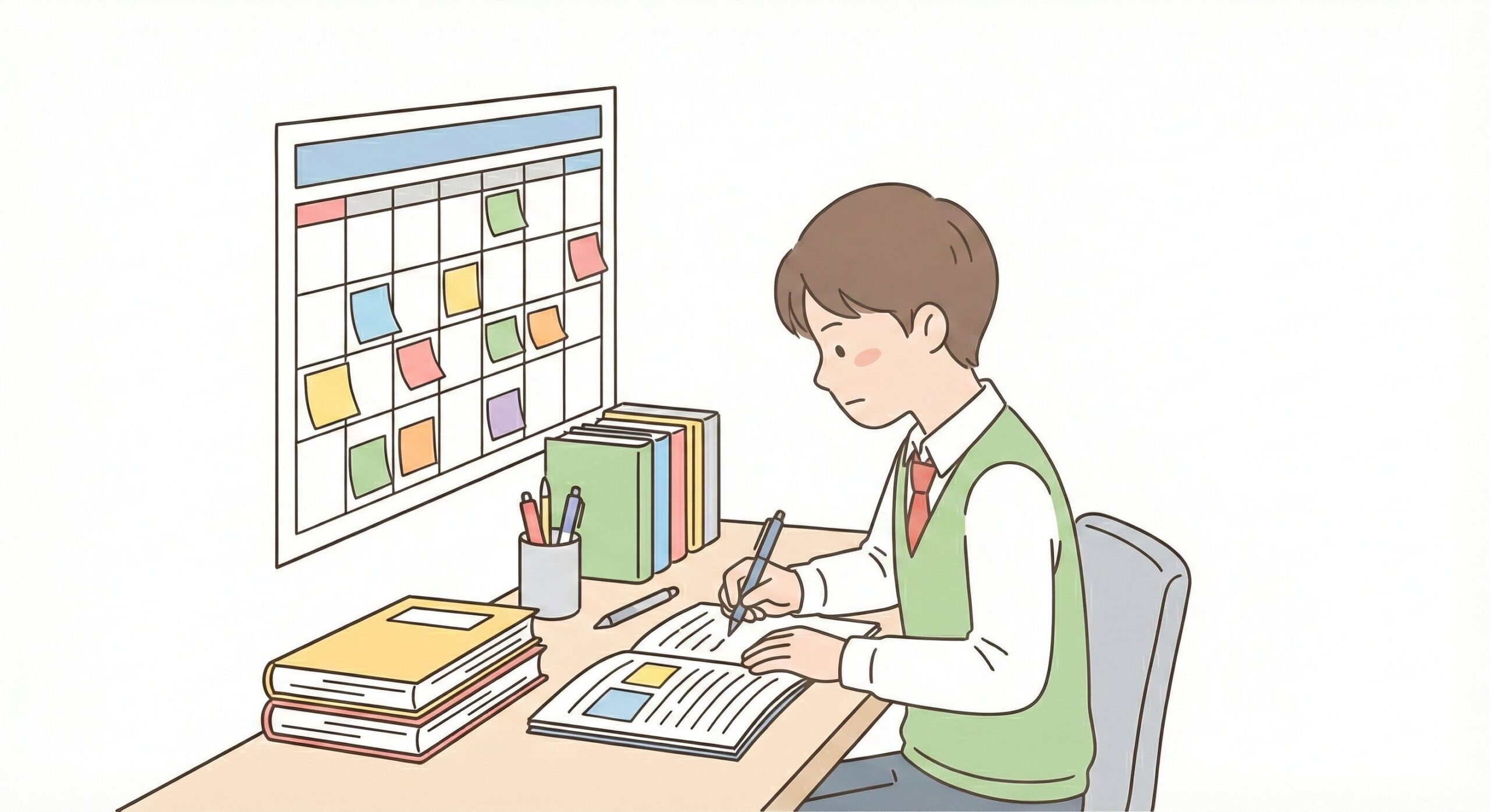 定期テスト2週間前からの勝てる勉強計画の立て方