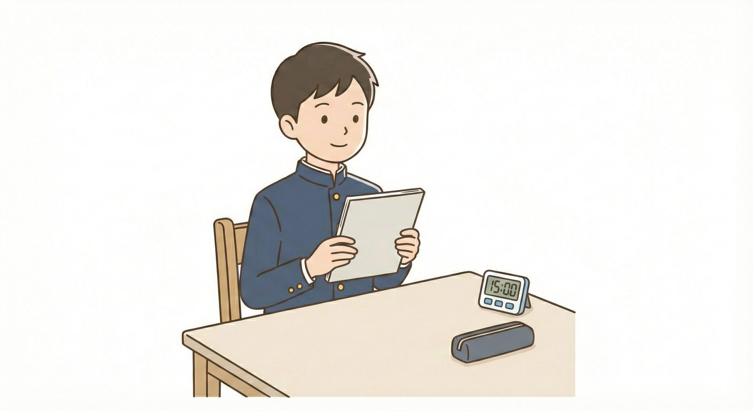 定期テスト当日の朝にやるべき事・ダメな事