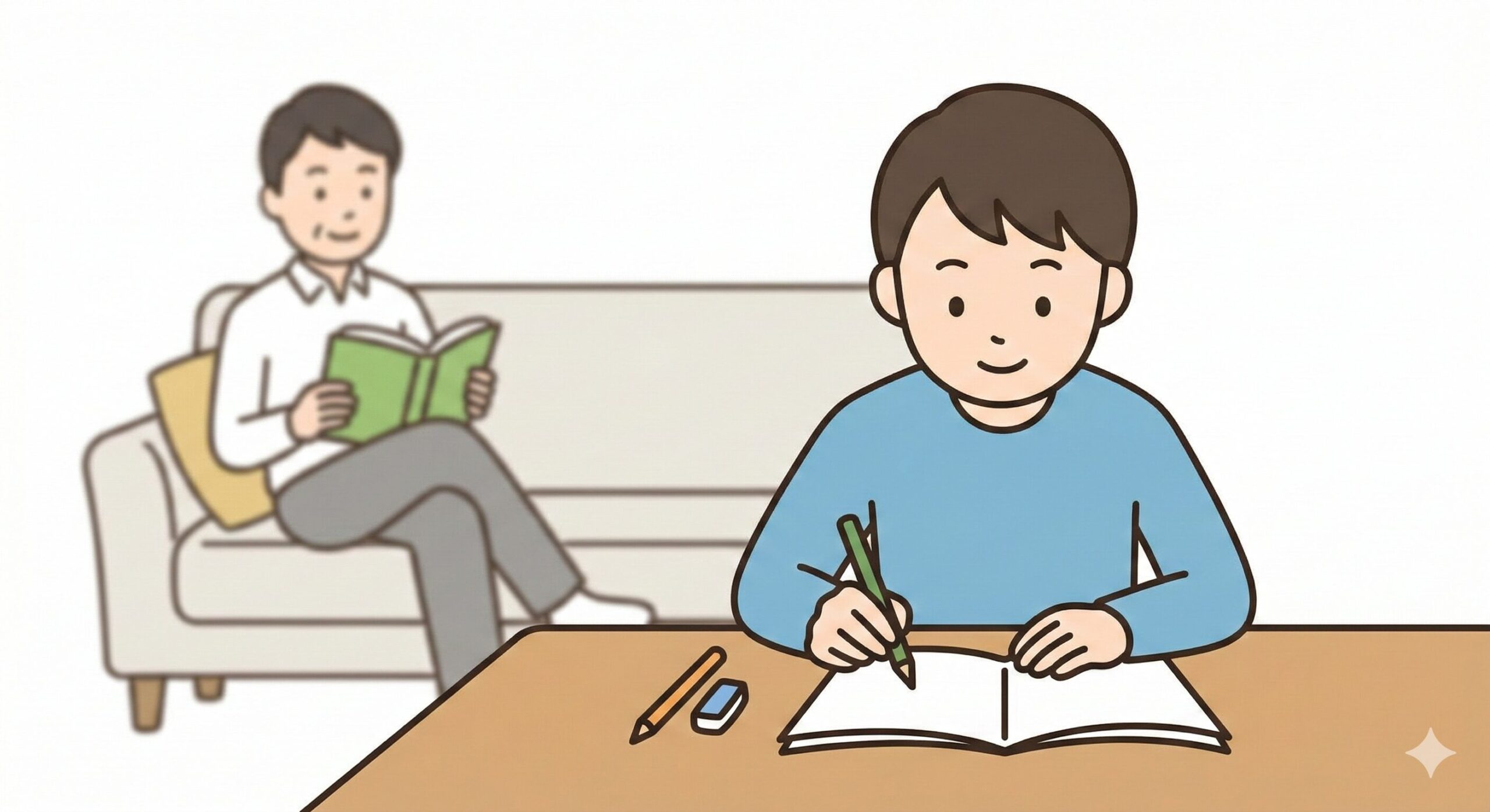 リビング学習で集中力を高める環境作り