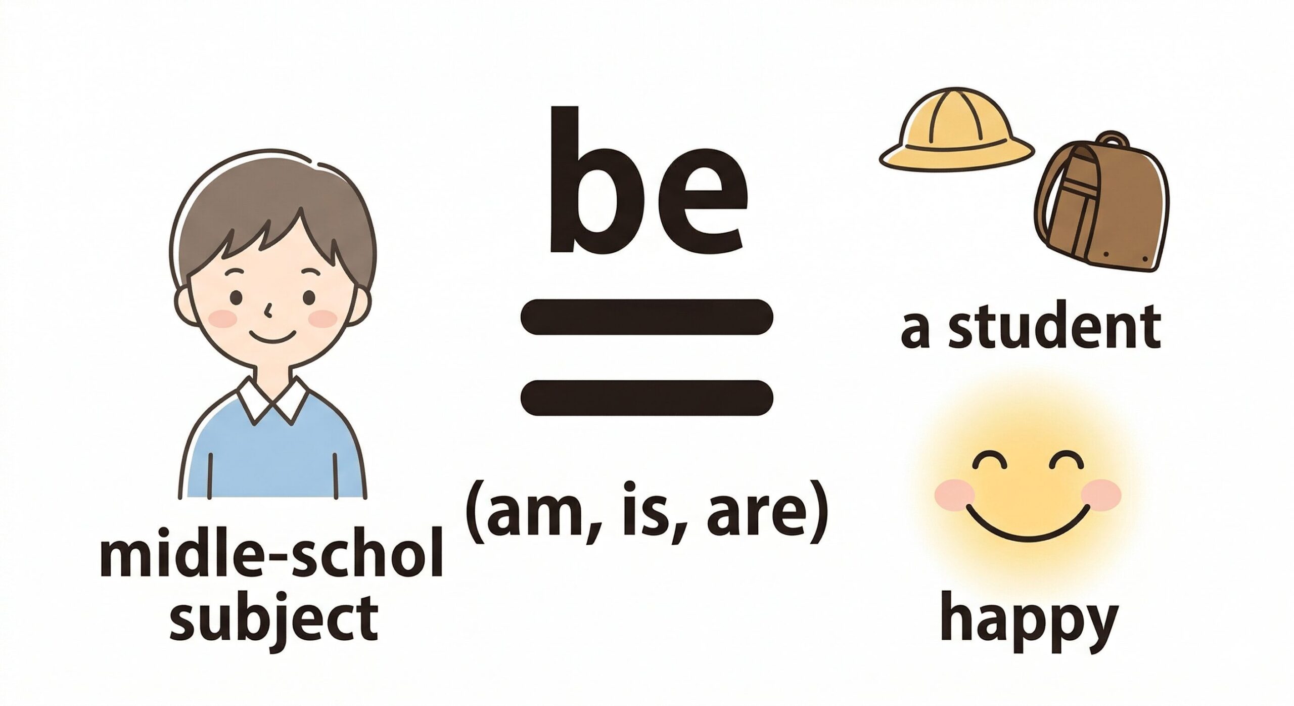 中1英語：be動詞と一般動詞の違い