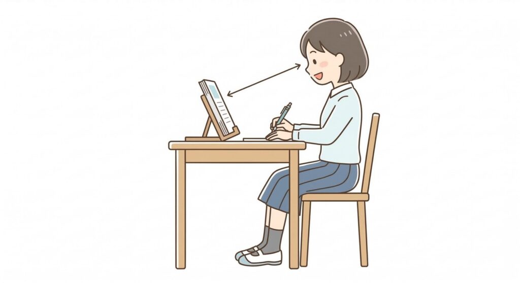 疲れない！長時間勉強できる姿勢とケア