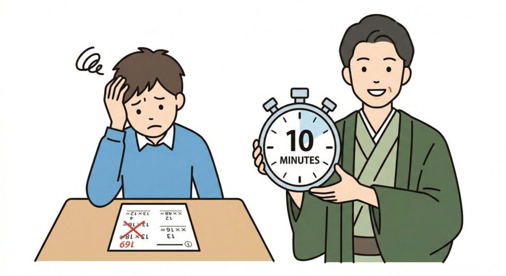 計算ミス激減！毎日10分のトレーニング